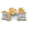 Princess Diamonds 0.25CT Stud Earrings in 14KT Yellow Gold
