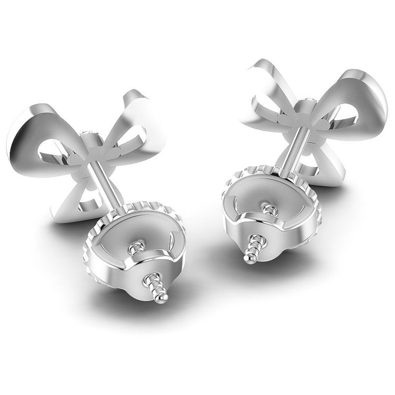 Round Diamonds 0.25CT Designer Studs Earring in 14KT Rose Gold