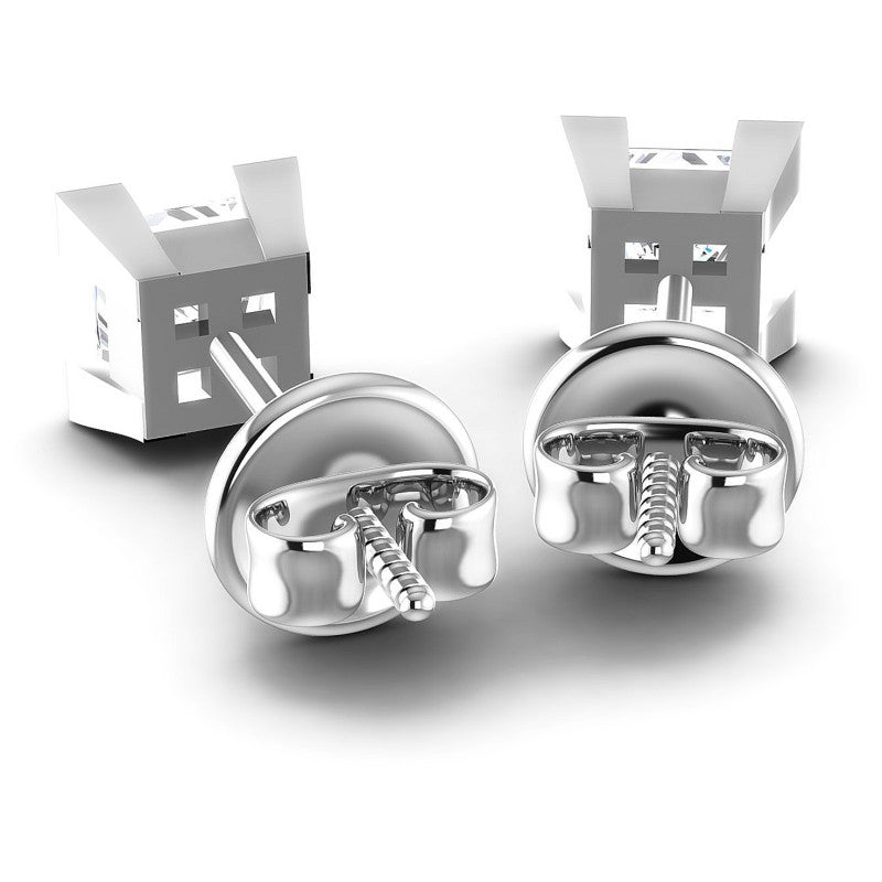 Princess Diamonds 0.25CT Stud Earrings in 14KT Rose Gold