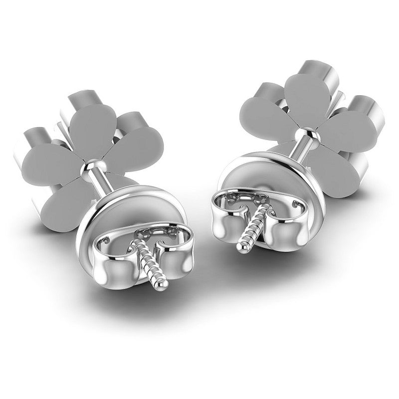 Round Diamonds 0.25CT Stud Earrings in 14KT Rose Gold