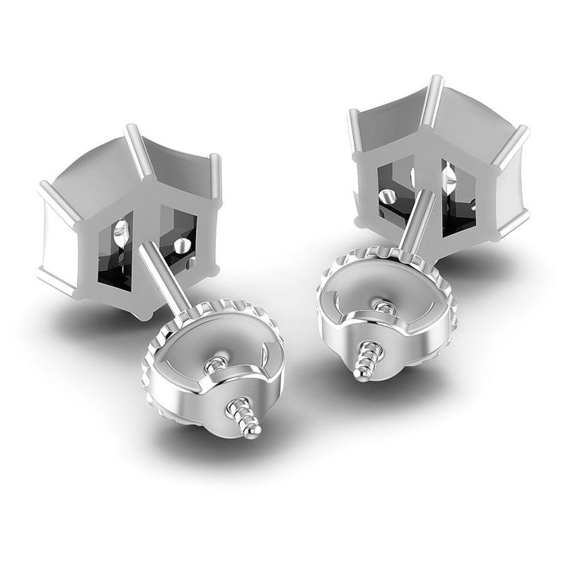 Round Diamonds 1.20CT Designer Studs Earring in 14KT Rose Gold
