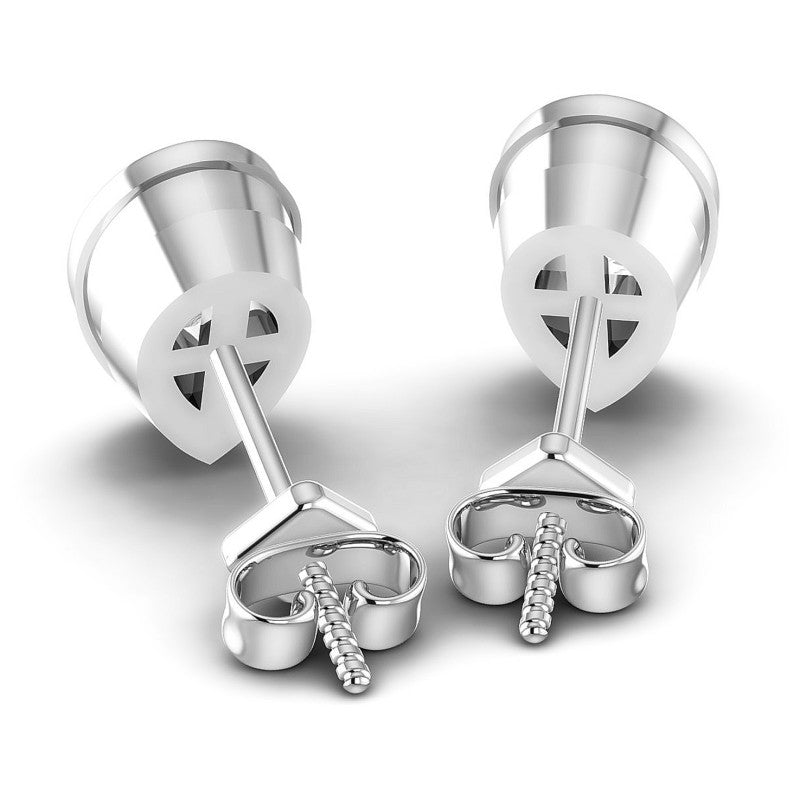 Pear Diamonds 1.00CT Stud Earrings in 14KT Rose Gold