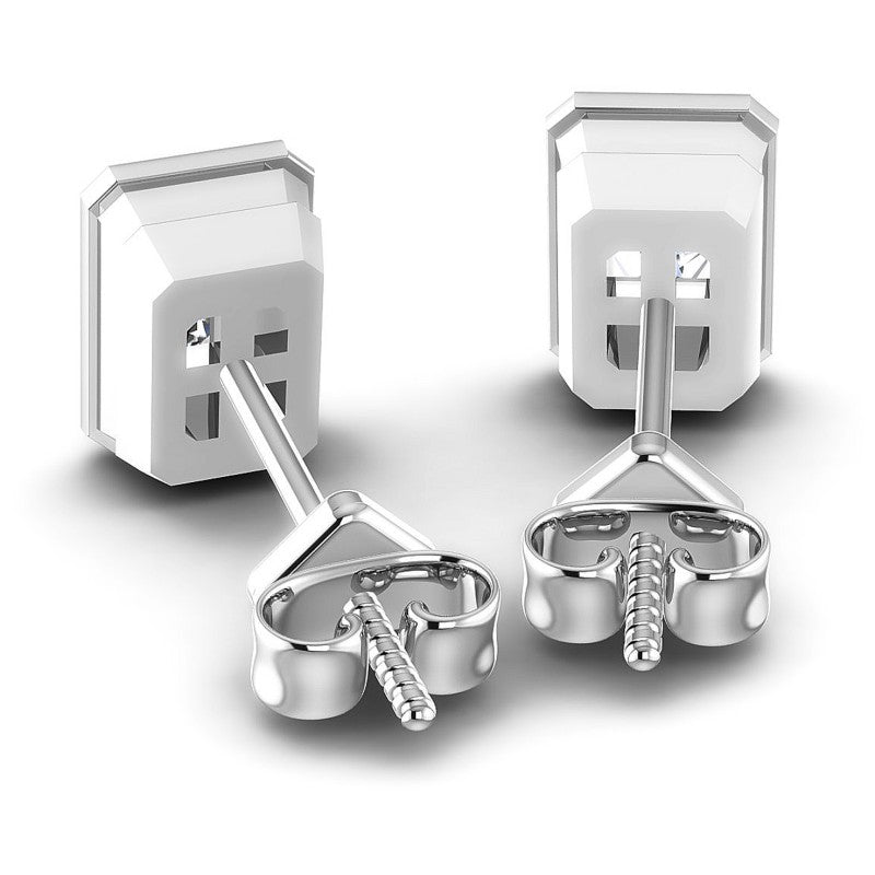 Radiant Diamonds 1.00CT Stud Earrings in 14KT Rose Gold