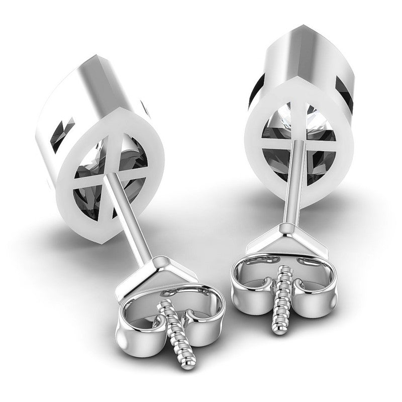 Marquise Diamonds 1.00CT Stud Earrings in 14KT Rose Gold