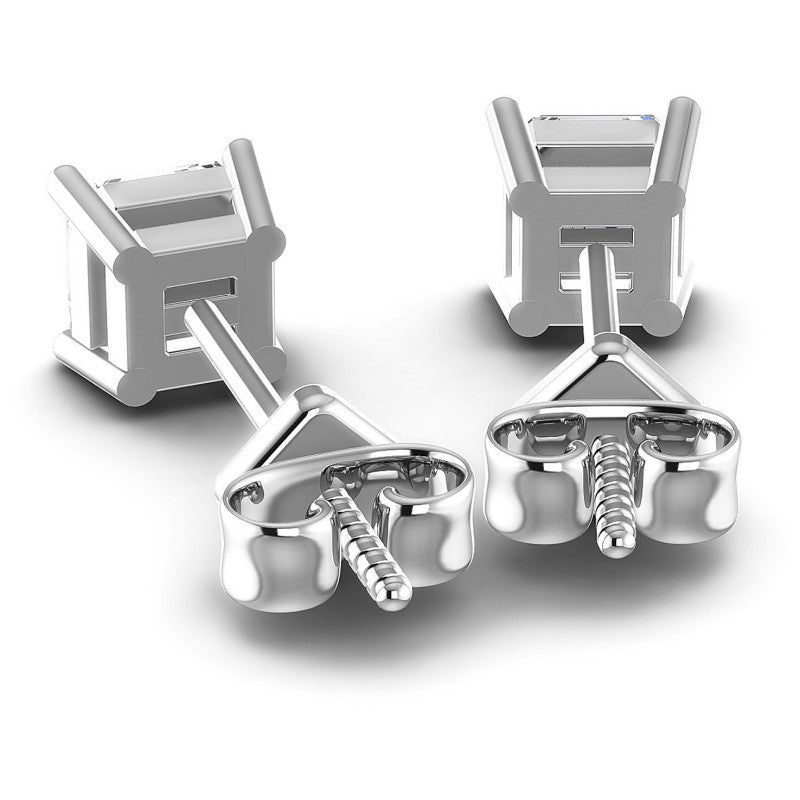 Emerald Diamonds 0.25CT Stud Earrings in 14KT Rose Gold