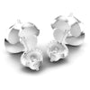 Round Diamonds 0.45CT Designer Studs Earring in 14KT Rose Gold
