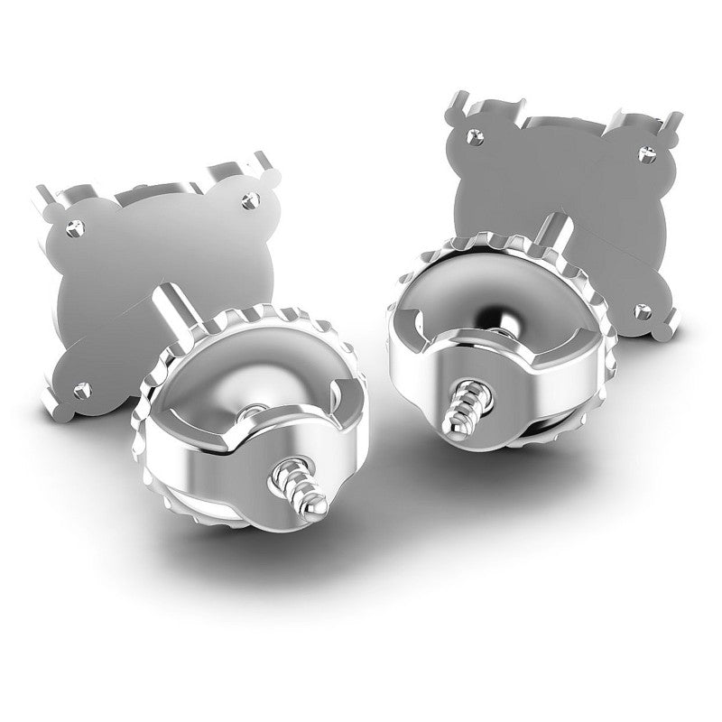 Round Diamonds 1.10CT Designer Studs Earring in 14KT Rose Gold