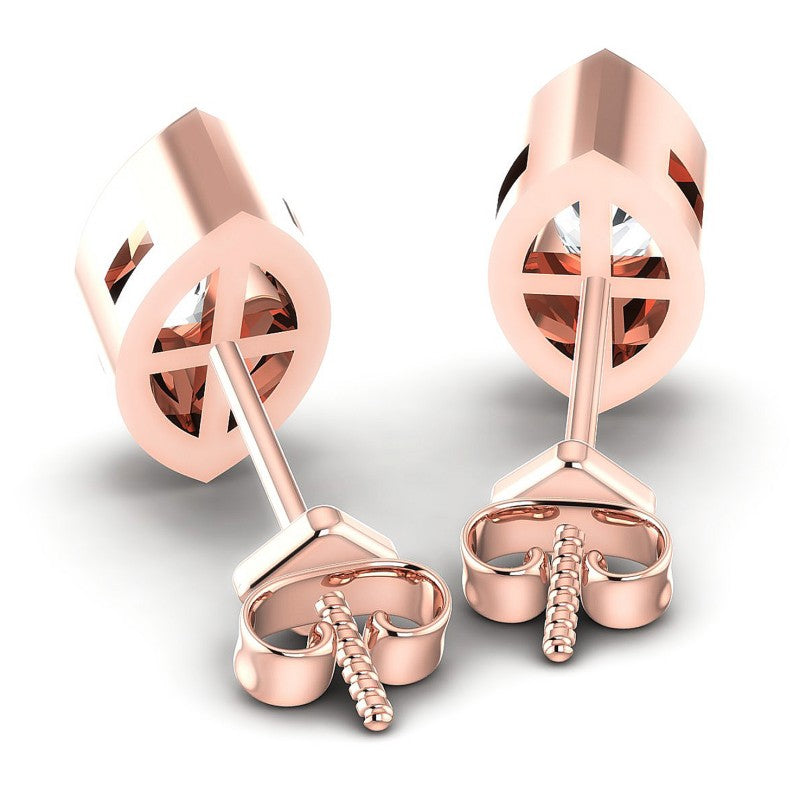 Marquise Diamonds 1.00CT Stud Earrings in 18KT Rose Gold