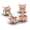 Emerald Diamonds 0.25CT Stud Earrings in 18KT Rose Gold