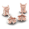 Radiant Diamonds 1.00CT Stud Earrings in 18KT Rose Gold