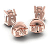 Oval Diamonds 1.00CT Stud Earrings in 18KT Rose Gold