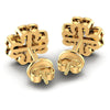 Round Diamonds 0.35CT Designer Studs Earring in 14KT Rose Gold