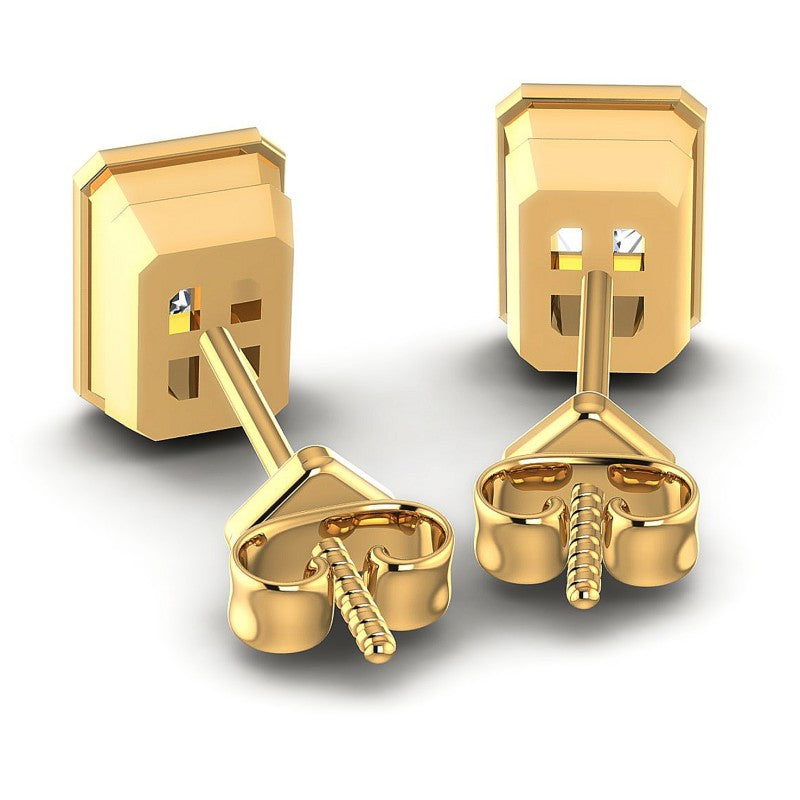 Radiant Diamonds 1.00CT Stud Earrings in 14KT Rose Gold