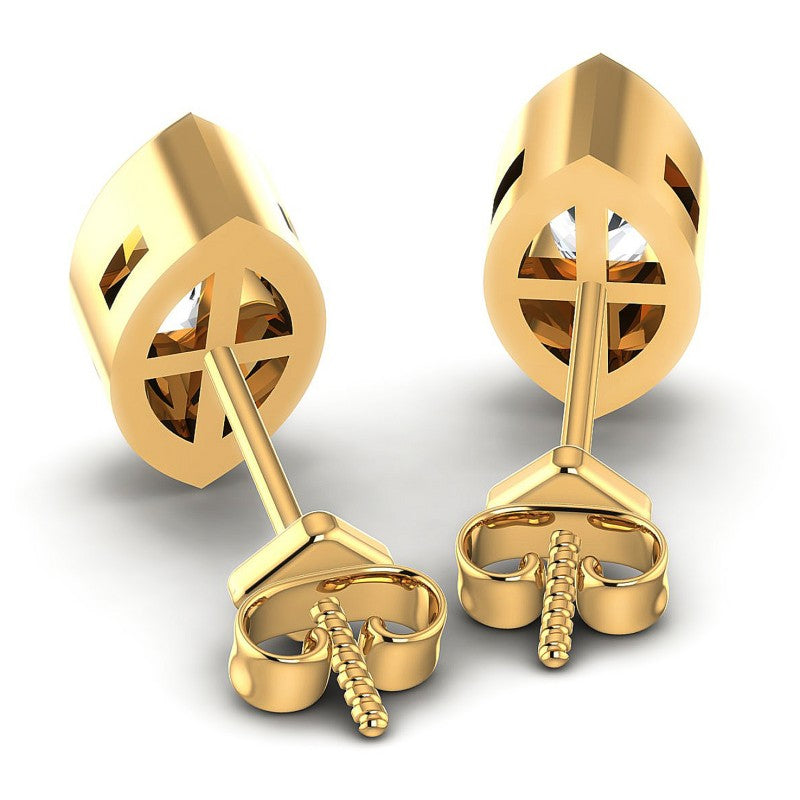 Marquise Diamonds 1.00CT Stud Earrings in 14KT Rose Gold