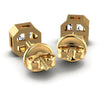 Emerald Diamonds 0.25CT Stud Earrings in 14KT Rose Gold