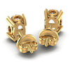 Oval Diamonds 0.50CT Stud Earrings in 14KT Rose Gold