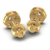 Round Diamonds 0.55CT Designer Studs Earring in 14KT Rose Gold