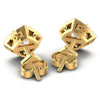 Round Diamonds 1.30CT Designer Studs Earring in 14KT Rose Gold