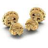 Round Diamonds 1.50CT Designer Studs Earring in 14KT Rose Gold