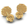 Round Diamonds 0.95CT Designer Studs Earring in 14KT Rose Gold
