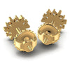 Round Diamonds 1.20CT Designer Studs Earring in 14KT Rose Gold