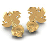 Round Diamonds 0.65CT Designer Studs Earring in 14KT Rose Gold