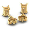 Radiant Diamonds 1.00CT Stud Earrings in 14KT Rose Gold