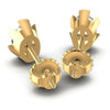 Oval Diamonds 1.00CT Stud Earrings in 14KT Rose Gold