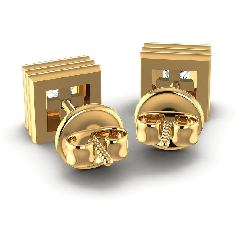 Princess Diamonds 0.25CT Stud Earrings in 14KT Rose Gold