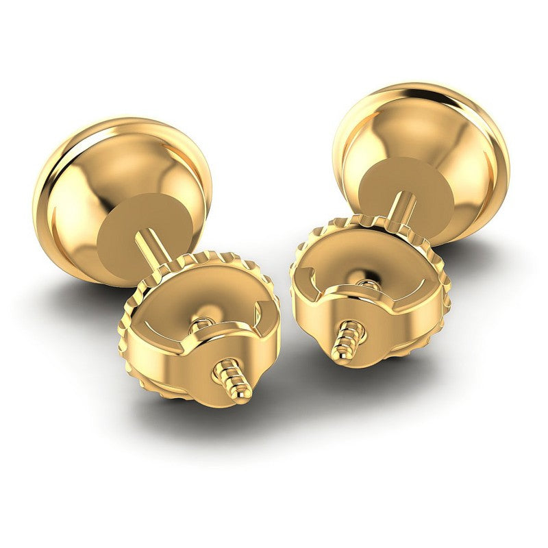 Round Diamonds 0.25CT Stud Earrings in 14KT Rose Gold