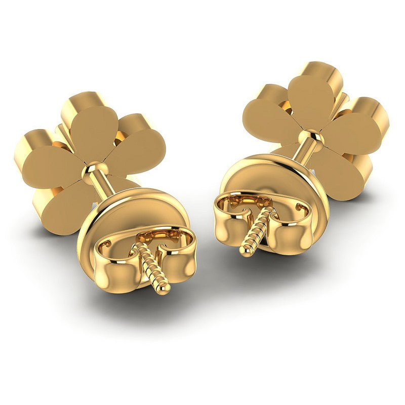 Round Diamonds 0.25CT Stud Earrings in 14KT Rose Gold