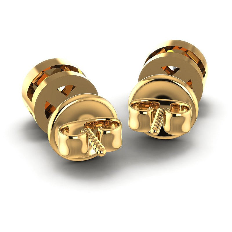 Round Diamonds 0.25CT Stud Earrings in 14KT Rose Gold
