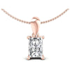 Radiant Diamonds 0.35CT Solitaire Pendant in 18KT White Gold
