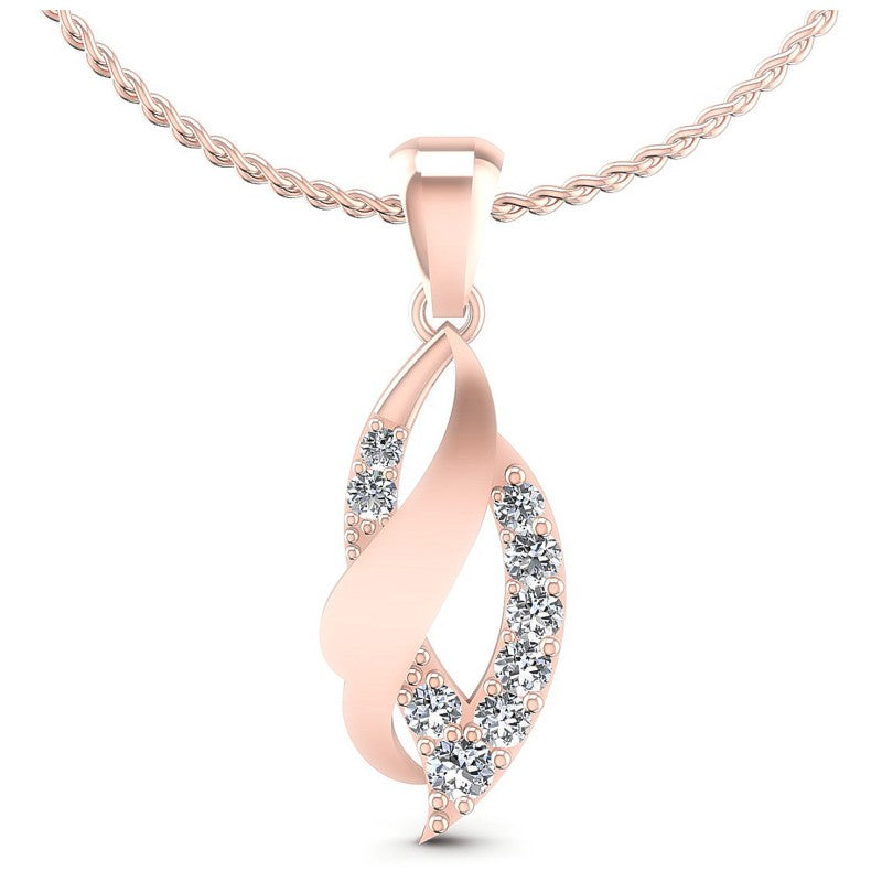 Round Diamonds 0.45CT Fashion Pendant in 18KT White Gold