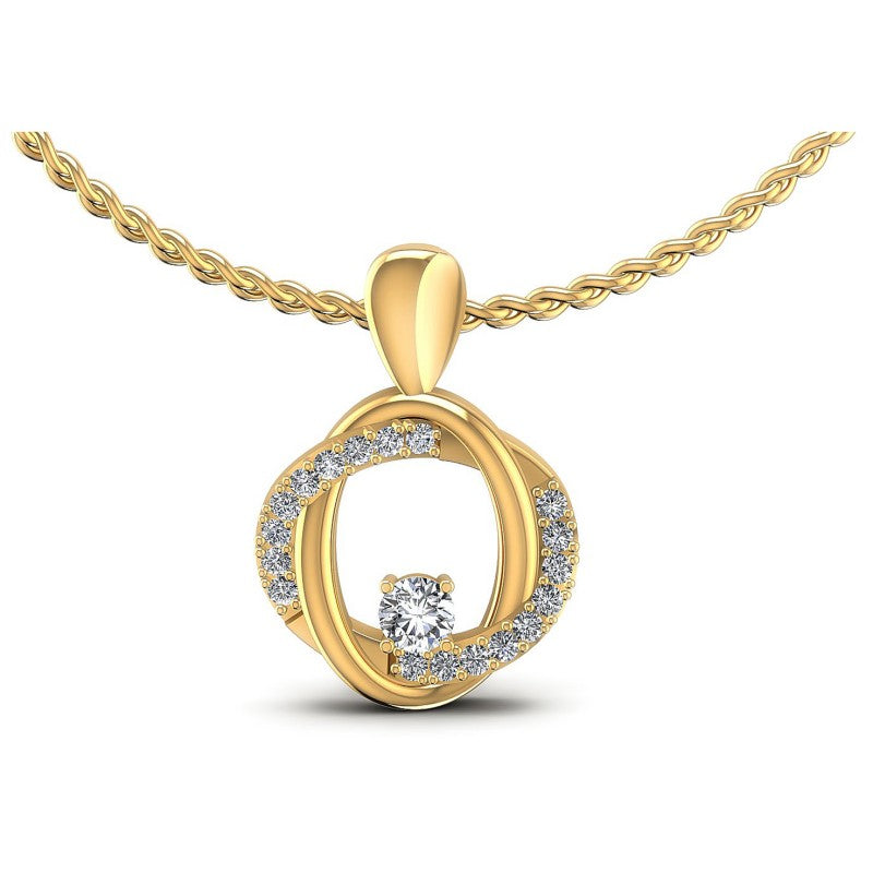 Gorgeous Round Diamonds 0.20CT Fashion Pendant