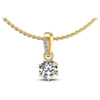 Round Diamonds 0.65CT Fashion Pendant in 14KT White Gold