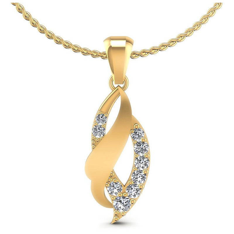 Round Diamonds 0.45CT Fashion Pendant in 14KT White Gold
