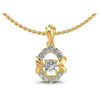 Round Diamonds 0.40CT Fashion Pendant in 14KT White Gold
