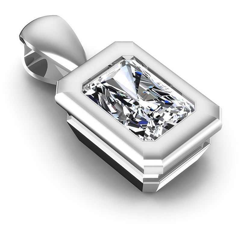 Radiant Diamonds 0.35CT Solitaire Pendant in 14KT Yellow Gold