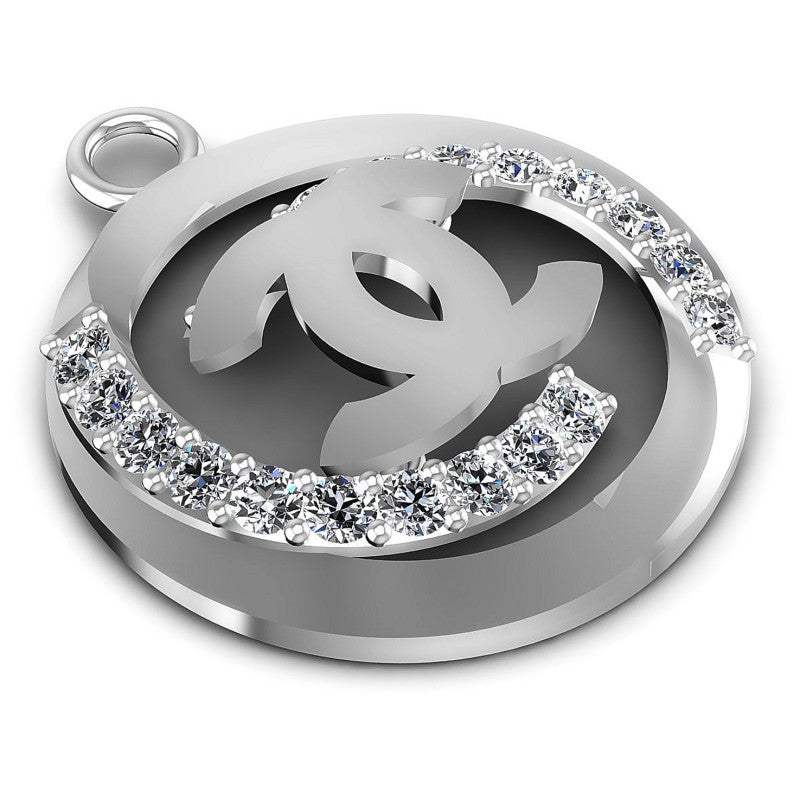 Round Diamonds 0.55CT Fashion Pendant in 14KT Yellow Gold