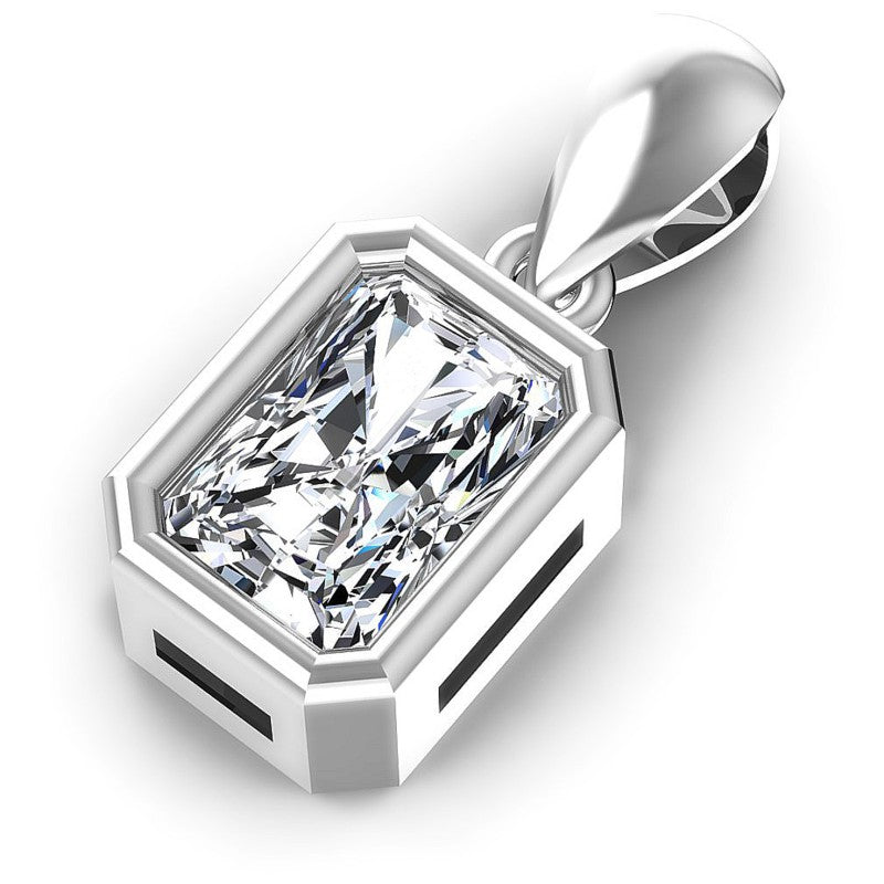 Radiant Diamonds 0.35CT Solitaire Pendant in 14KT Rose Gold