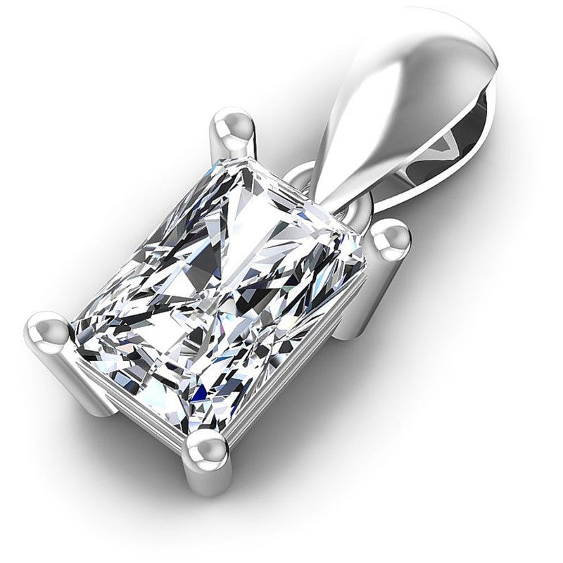 Radiant Diamonds 0.35CT Solitaire Pendant in 14KT Rose Gold