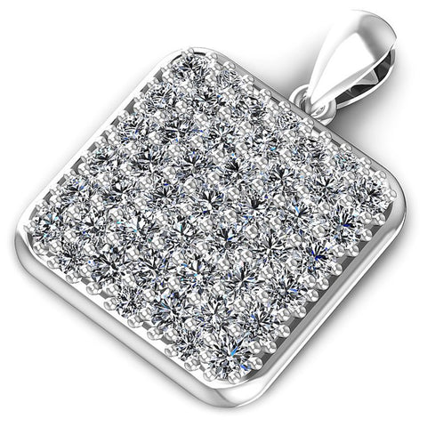 Incredible Round Diamonds 1.70CT Fashion Pendant