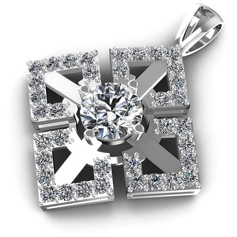 Magnificent Round Diamonds 1.55CT Fashion Pendant