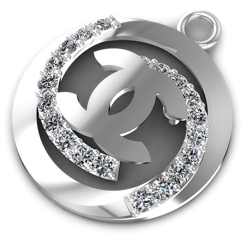 Round Diamonds 0.55CT Fashion Pendant in 14KT Rose Gold
