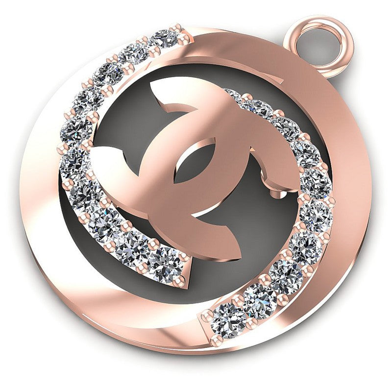 Charming Round Diamonds 0.55CT Fashion Pendant