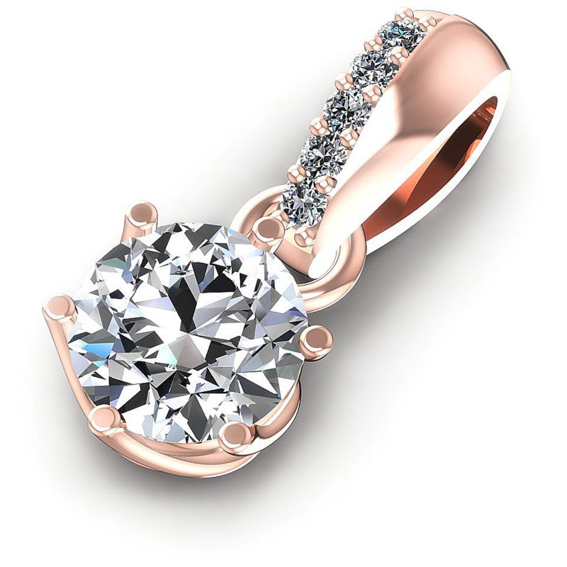 Original Round Diamonds 0.65CT Fashion Pendant