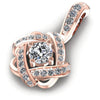 Exceptional Round Diamonds 0.95CT Fashion Pendant