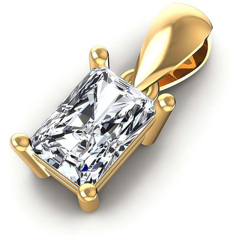 Radiant Diamonds 0.35CT Solitaire Pendant in 14KT Rose Gold