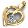 Heart Diamonds 0.55CT Heart Pendant in 14KT Rose Gold